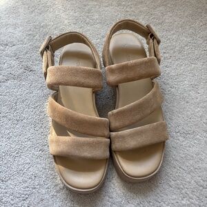 Vince suede wedges size 7